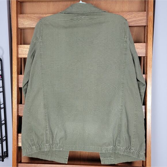 Toska Army Green Studded Jacket, Sz S - Picture 5 of 5